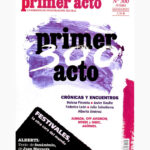 Revista Primer Acto. Número 300