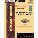 Revista Primer Acto. Número 258